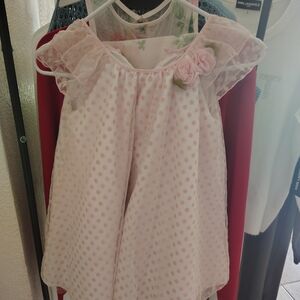 Cherokee Pink Polka Dot Kids Dress